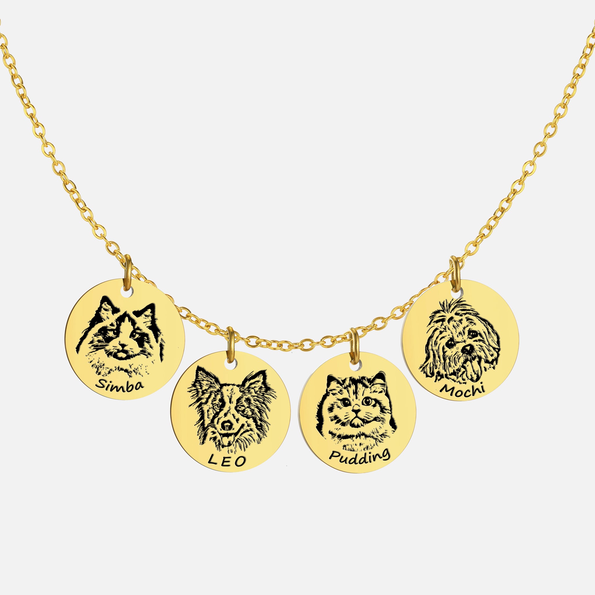Personalized Pet Face Necklace