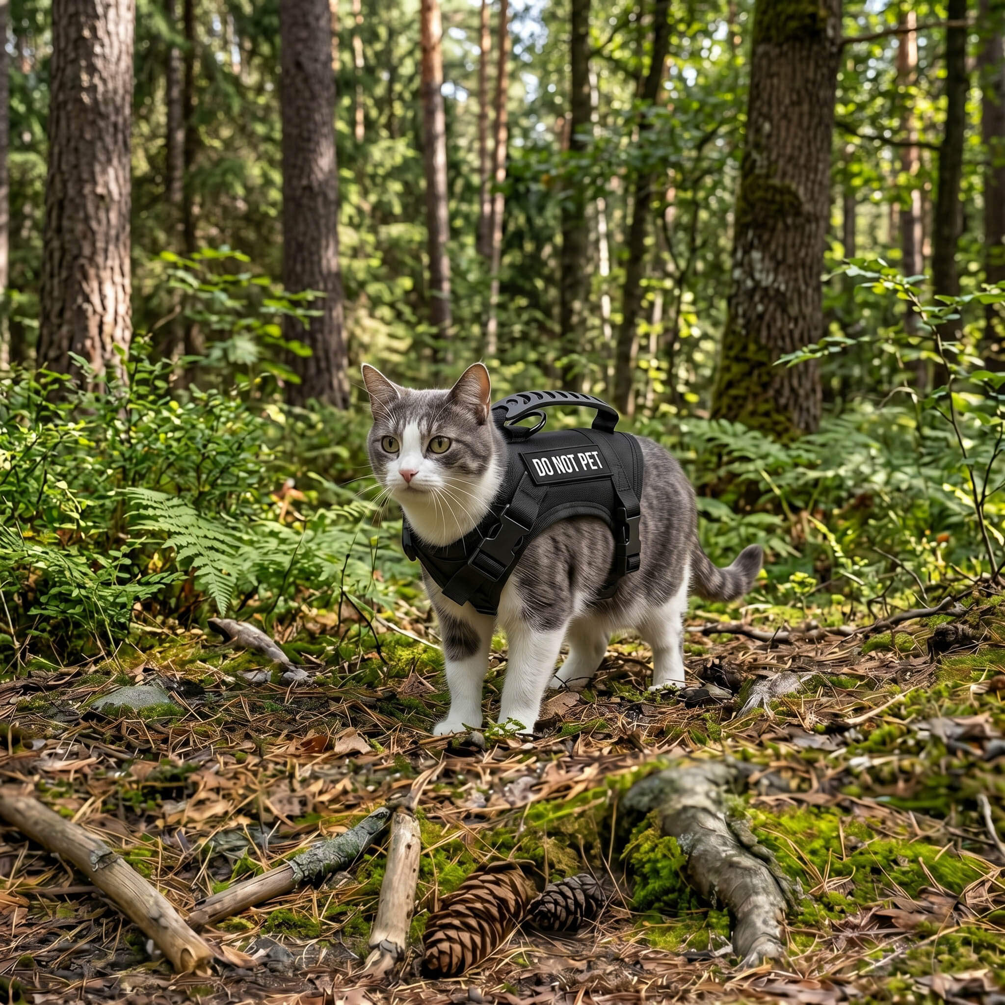 Escape-Proof Tactical Cat Harness and Leash Set