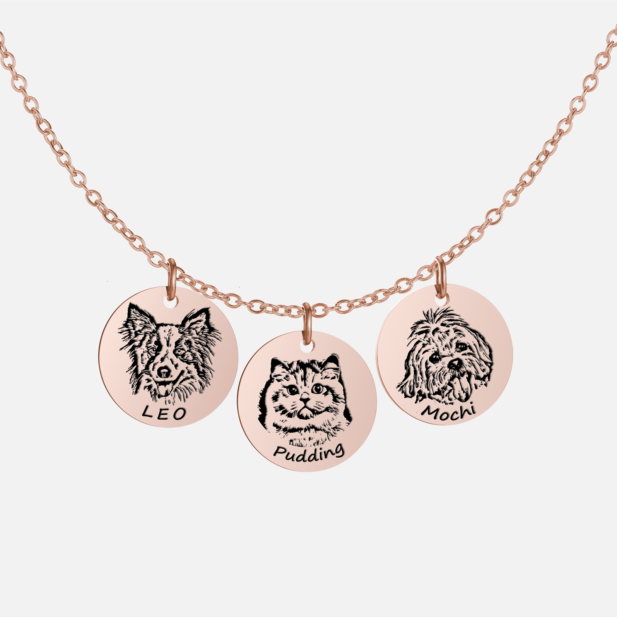 Personalized Pet Face Necklace