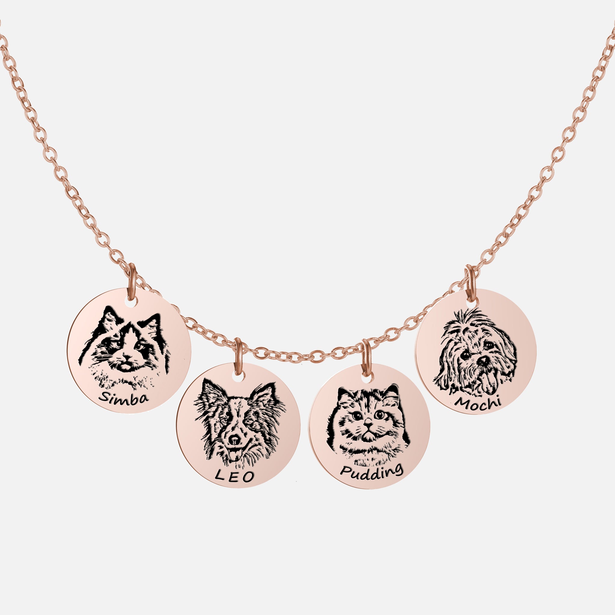 Personalized Pet Face Necklace