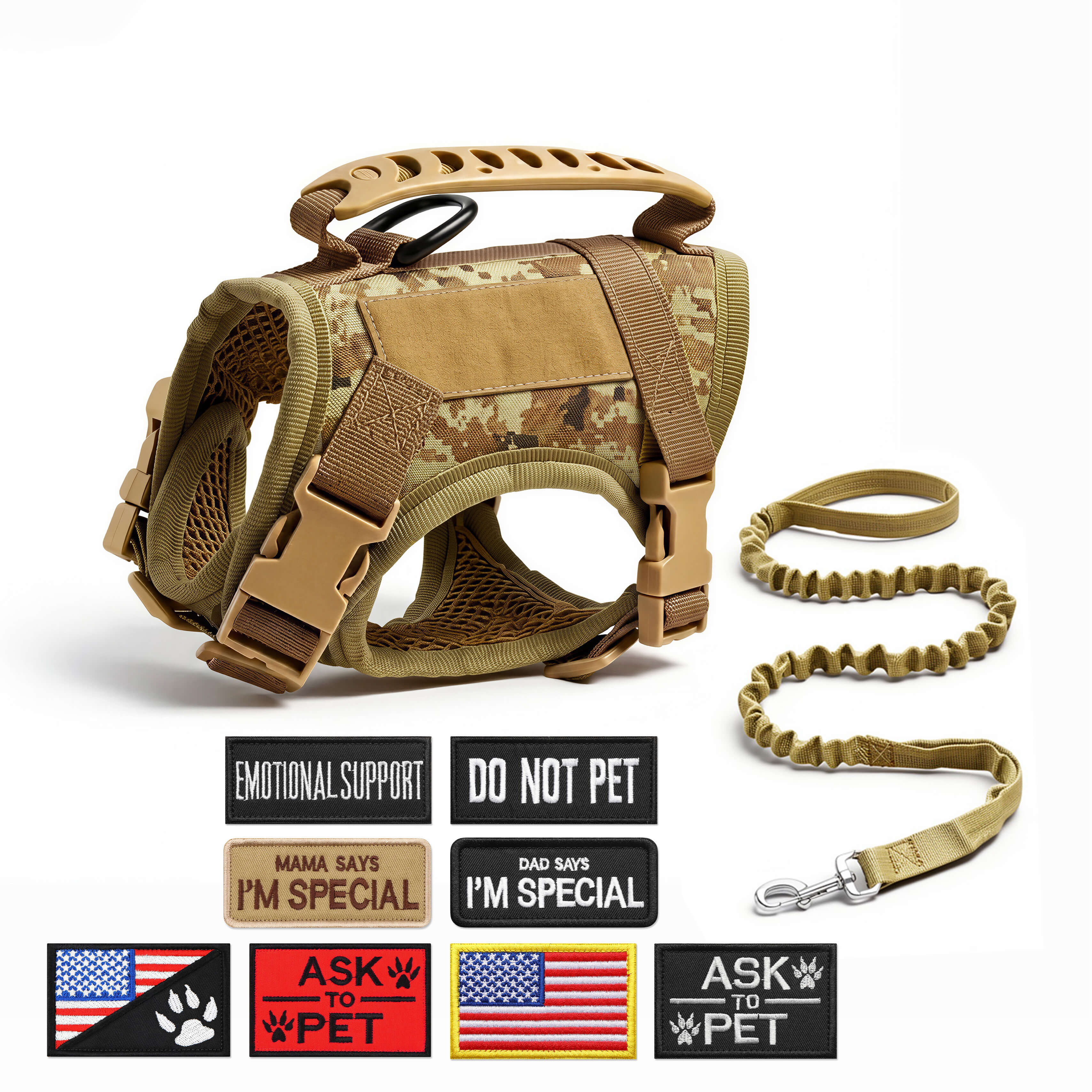 Escape-Proof Tactical Cat Harness and Leash Set