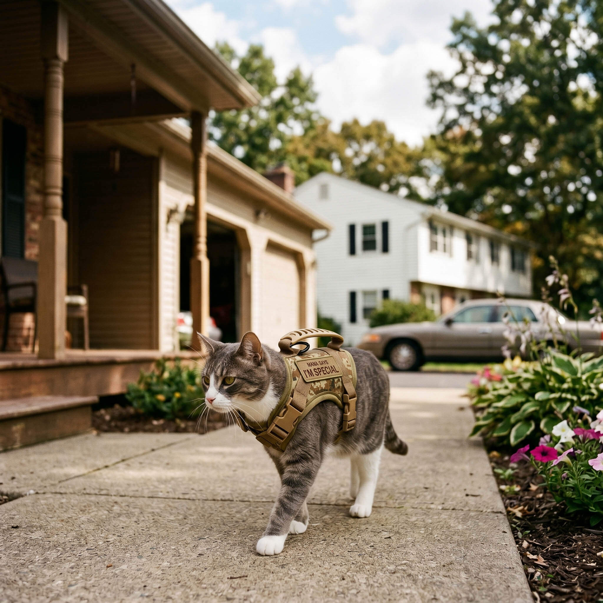 Escape-Proof Tactical Cat Harness and Leash Set