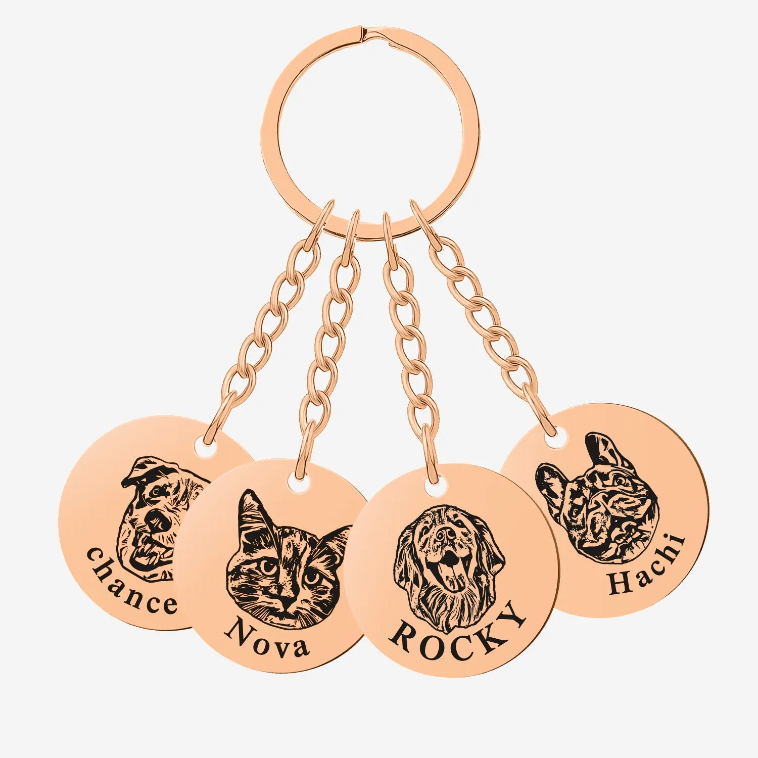 Porte-clés pour animal de compagnie