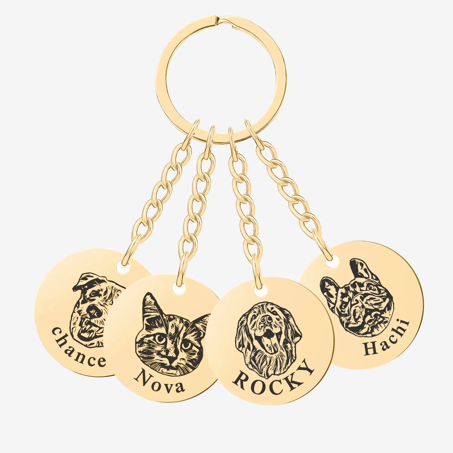 Porte-clés pour animal de compagnie