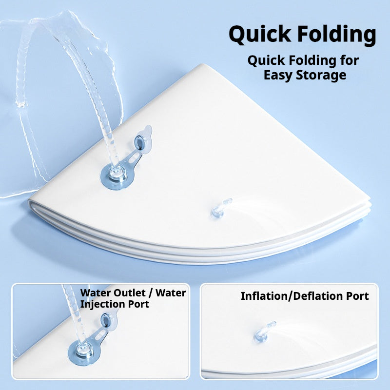 Water-Filled Pet Cooling Mat with Built-in Toys
