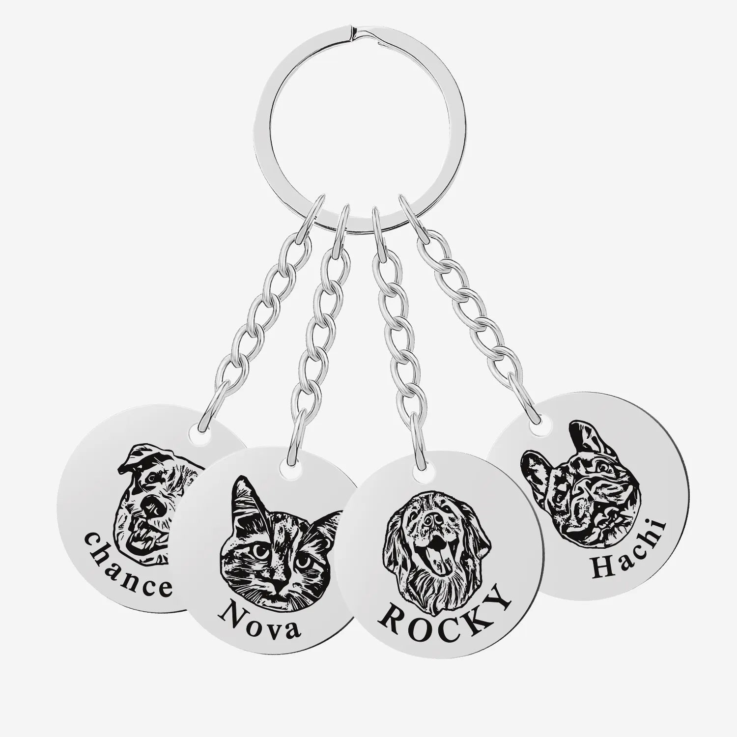 Porte-clés pour animal de compagnie