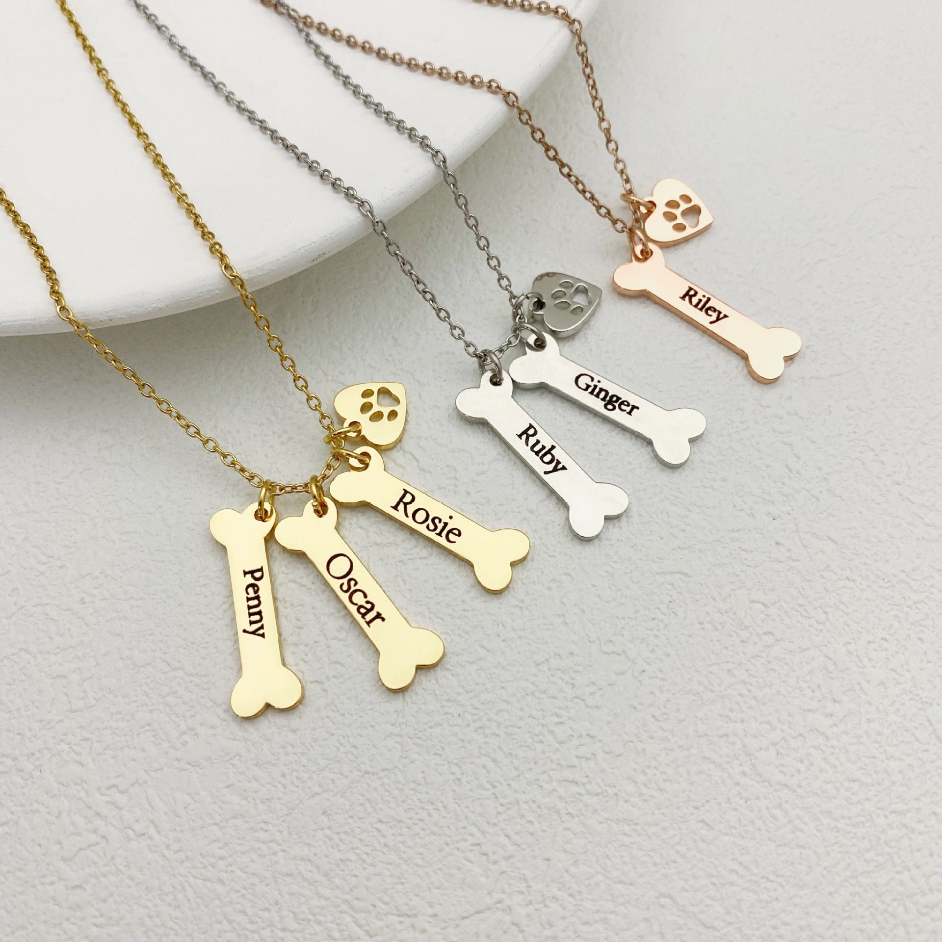 Personalisierte Knochenkette