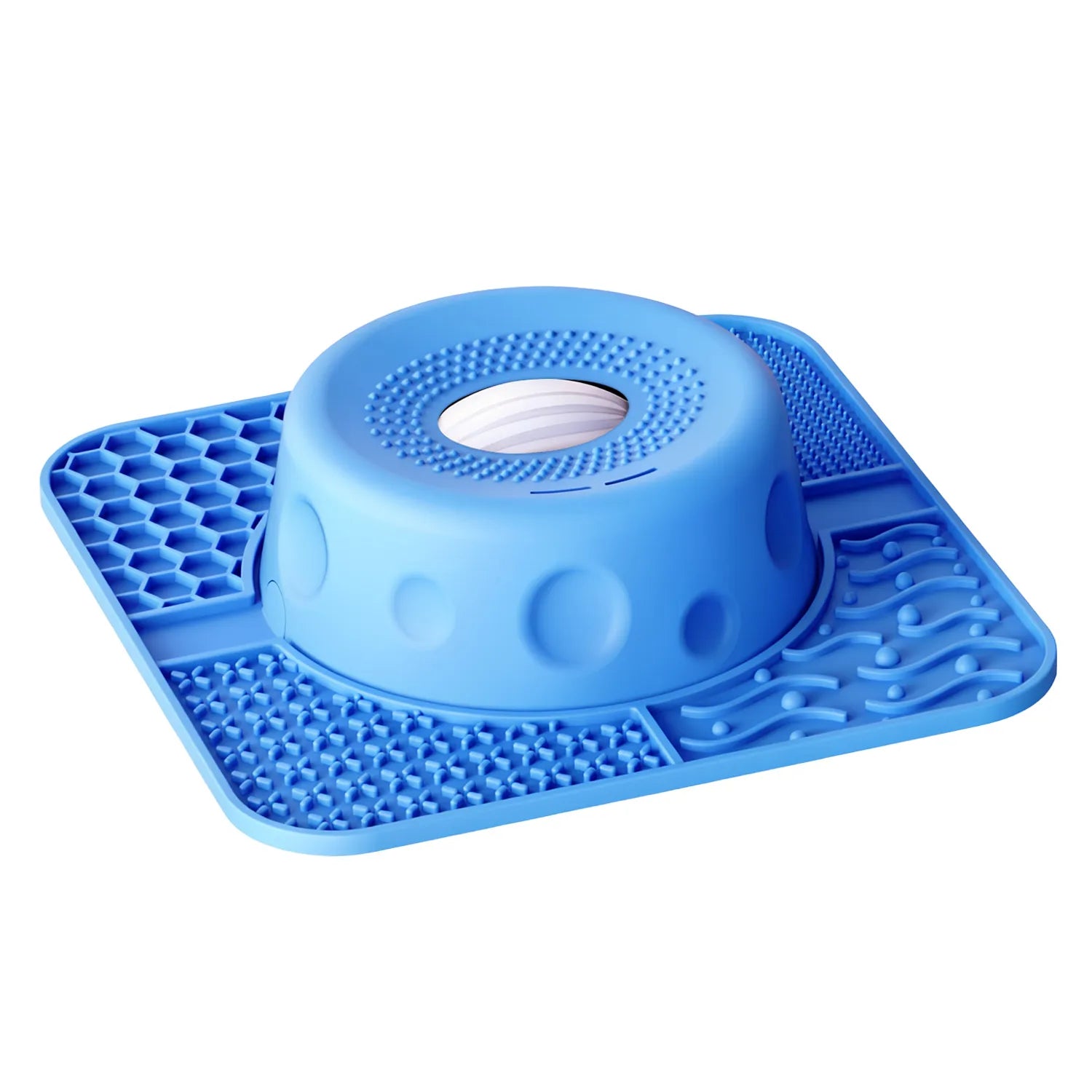 Anxiety-Relief Pet Lick Mat and Slow Feeder Bowl