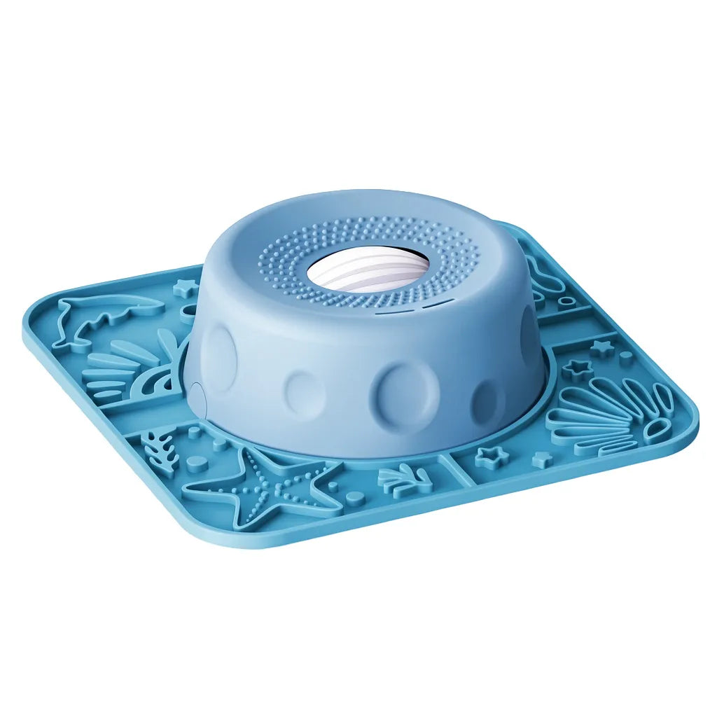 Anxiety-Relief Pet Lick Mat and Slow Feeder Bowl