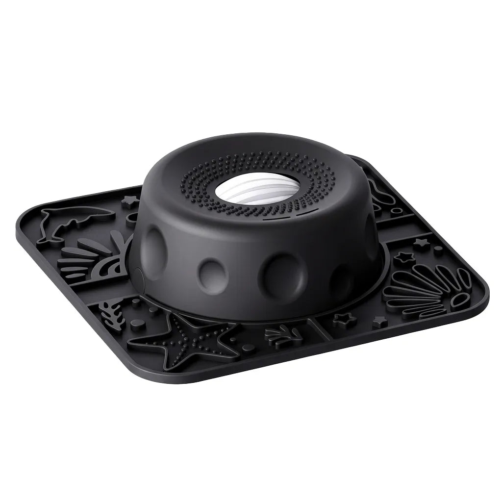 Anxiety-Relief Pet Lick Mat and Slow Feeder Bowl