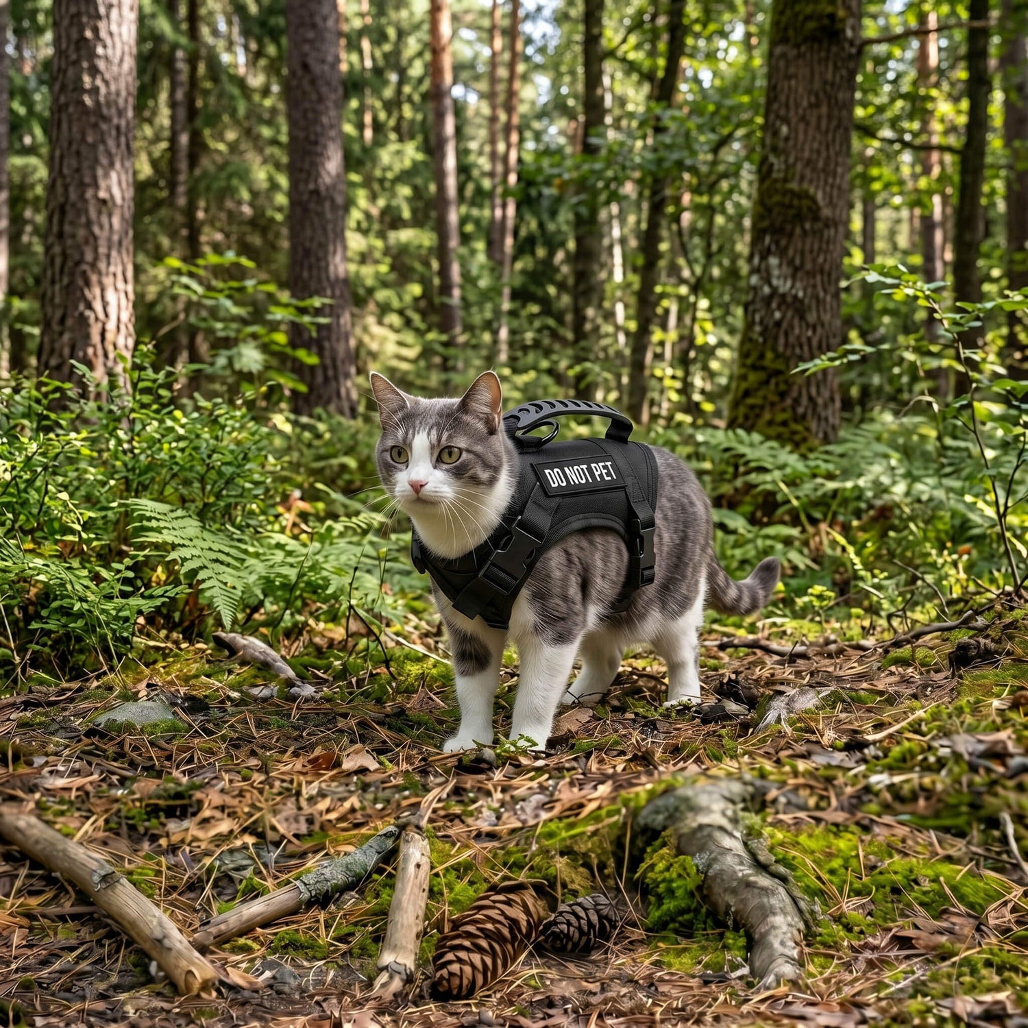 Escape-Proof Tactical Cat Harness and Leash Set
