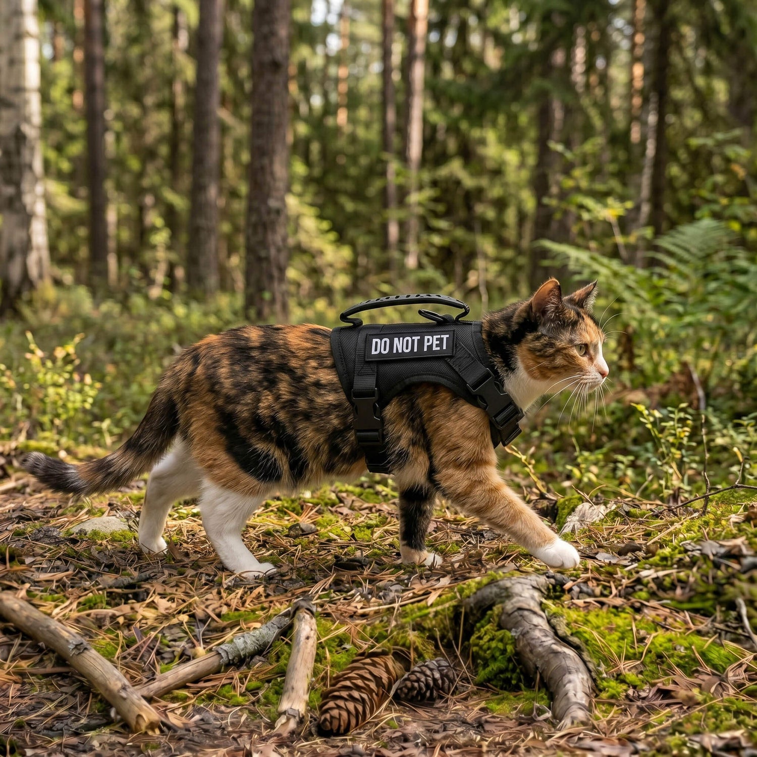 Escape-Proof Tactical Cat Harness and Leash Set