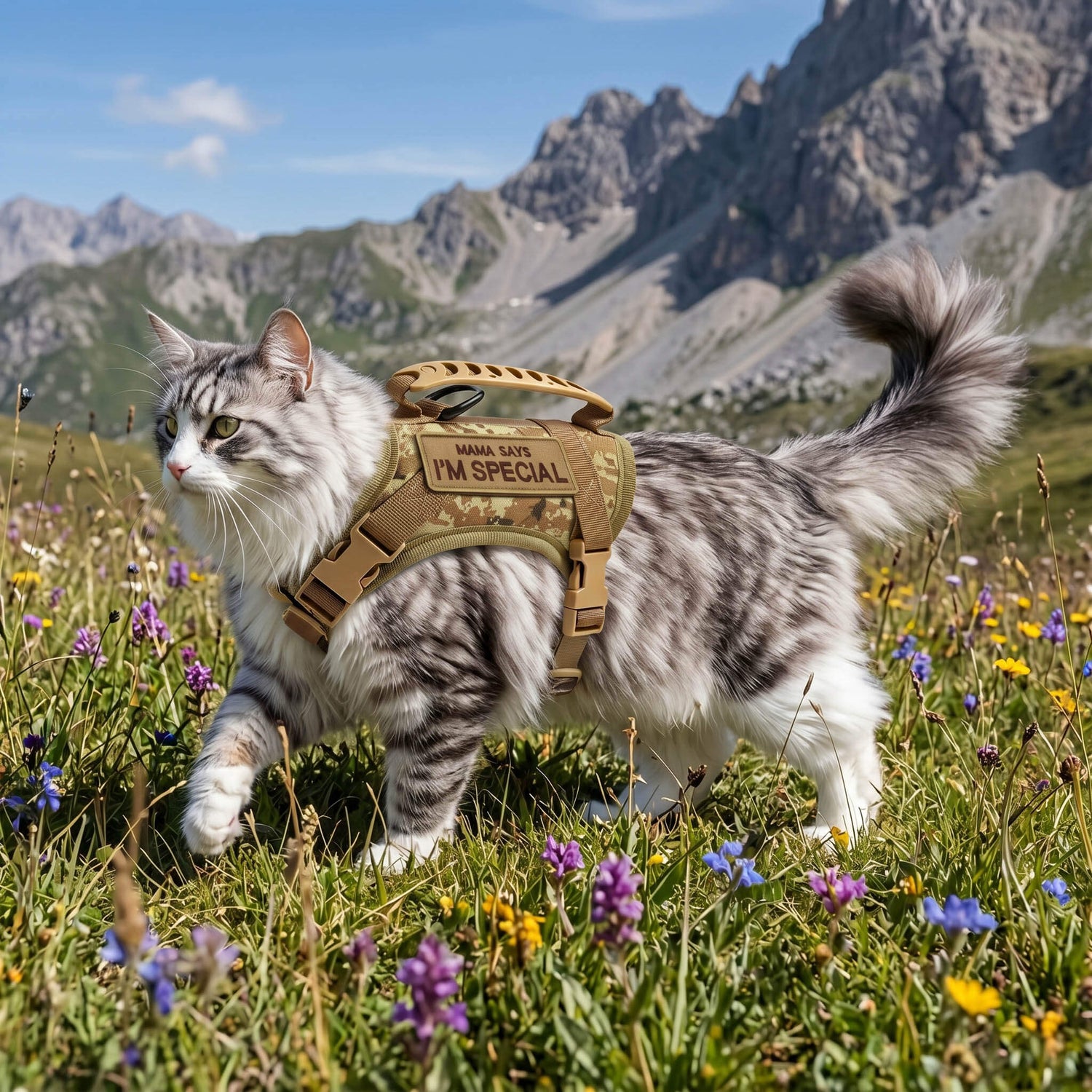 Escape-Proof Tactical Cat Harness and Leash Set