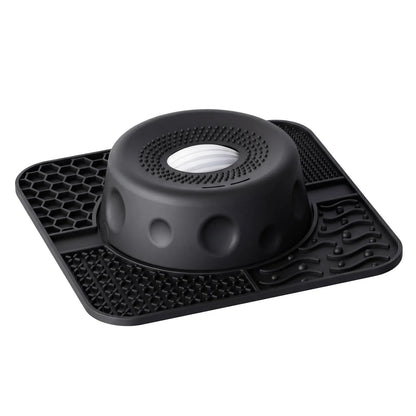 Anxiety-Relief Pet Lick Mat and Slow Feeder Bowl