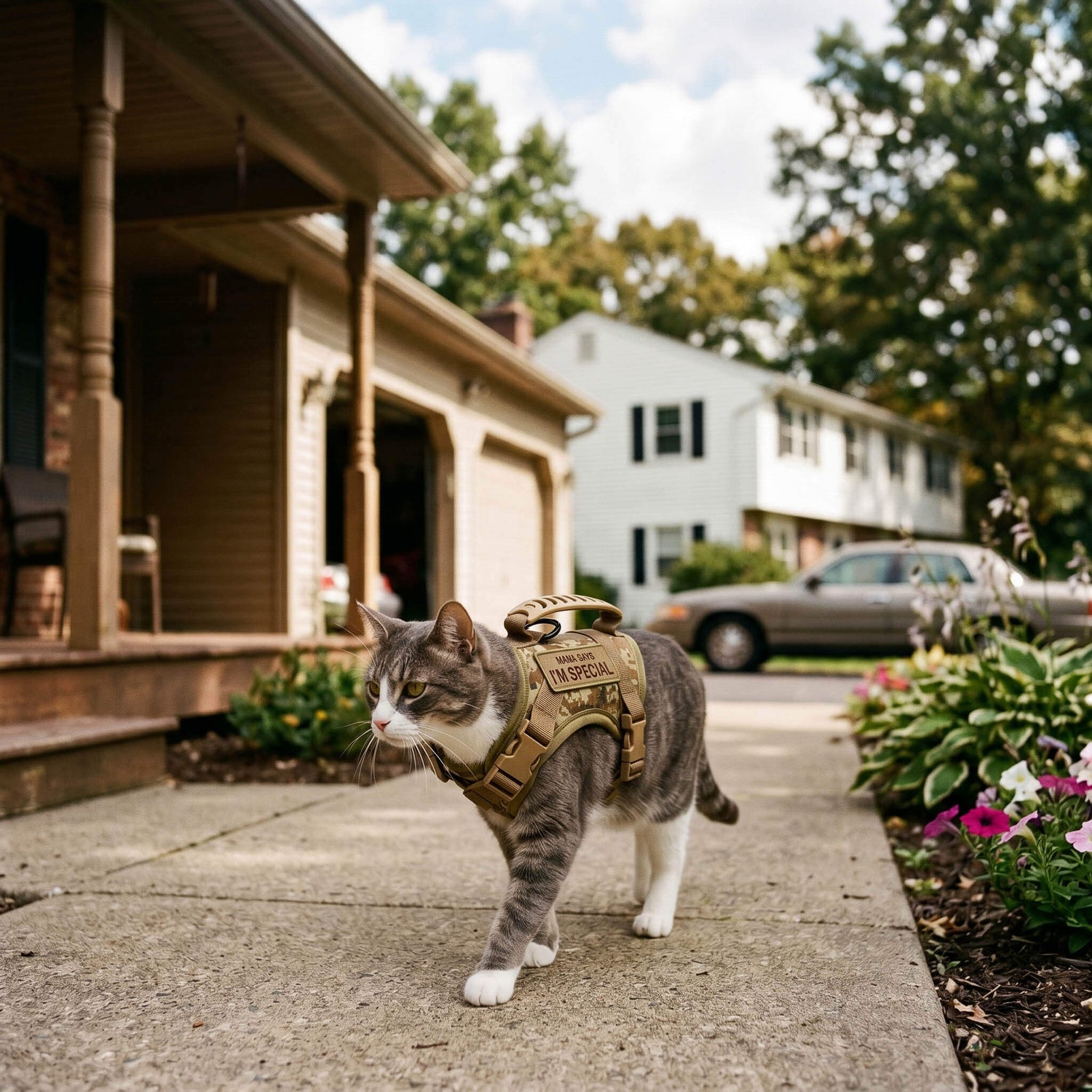Escape-Proof Tactical Cat Harness and Leash Set