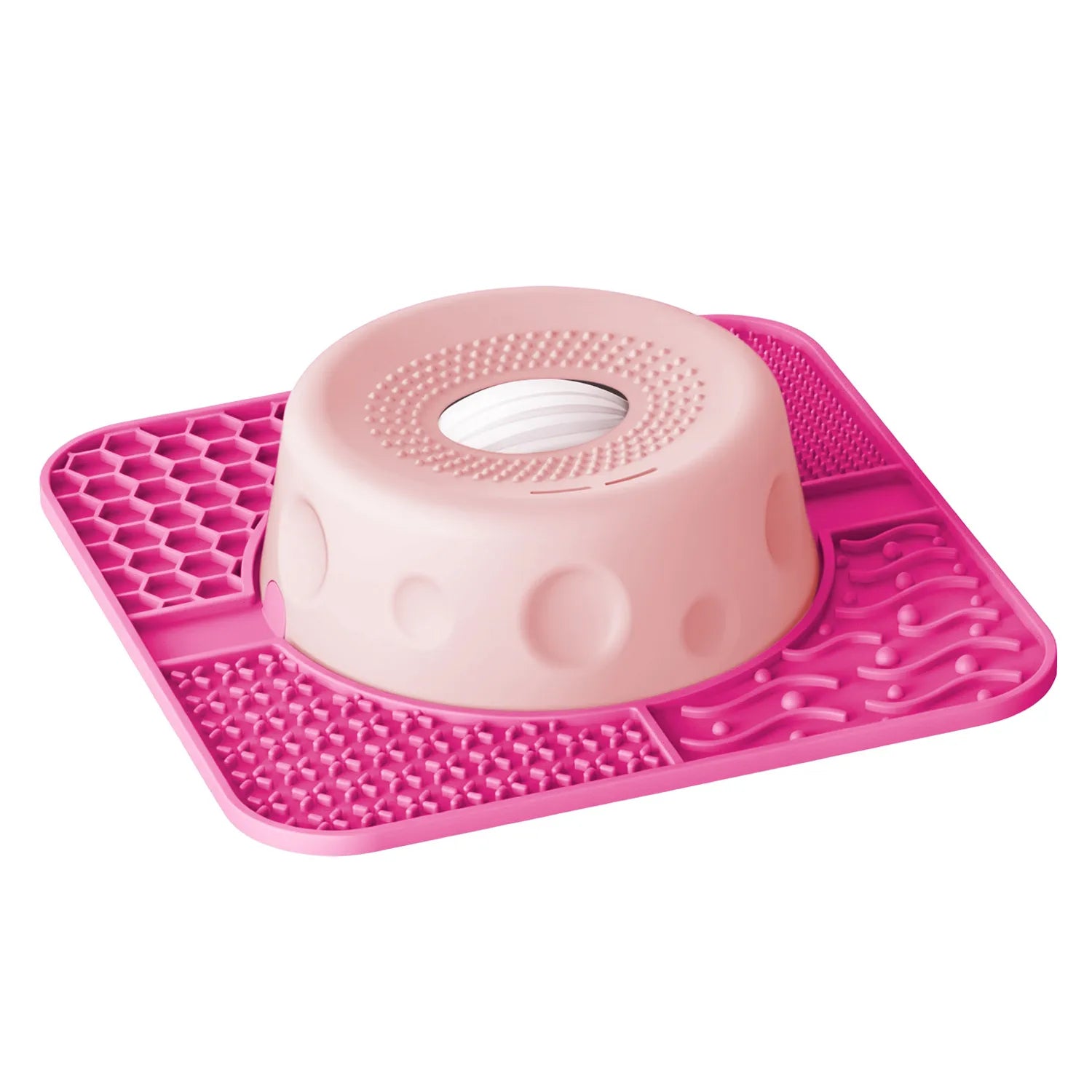 Anxiety-Relief Pet Lick Mat and Slow Feeder Bowl