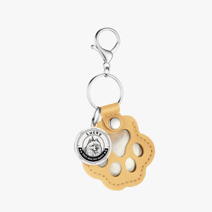 Custom Pet Portrait Hair Keepsake Keychain