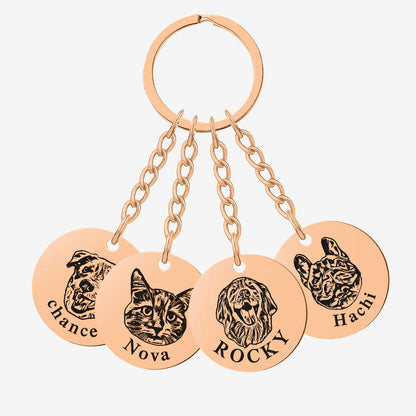 Porte-clés pour animal de compagnie