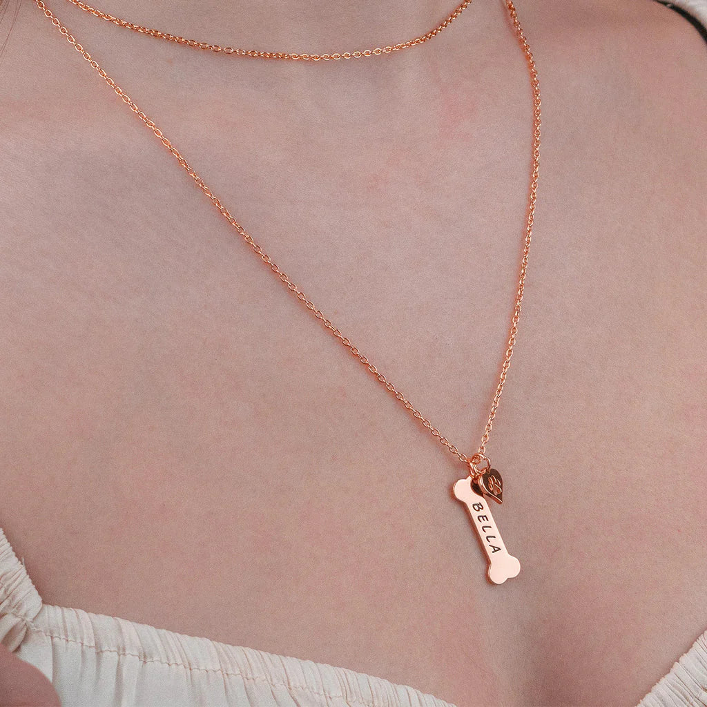 Personalisierte Knochenkette